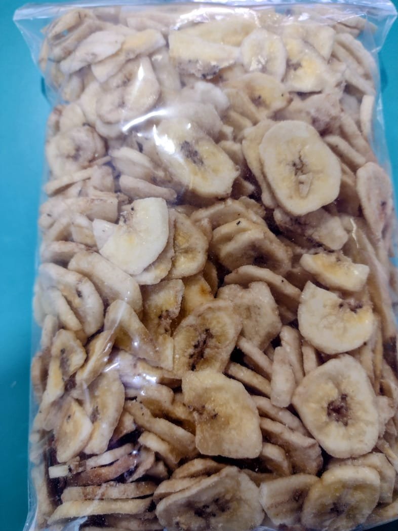 banana deshidratada empaquetada